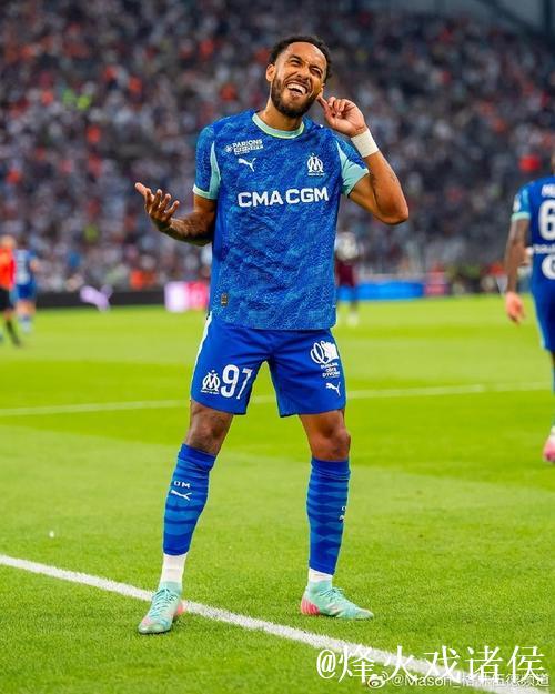 马赛5-1尼斯暂登顶法甲 格林伍德双响奥巴梅扬一射两传